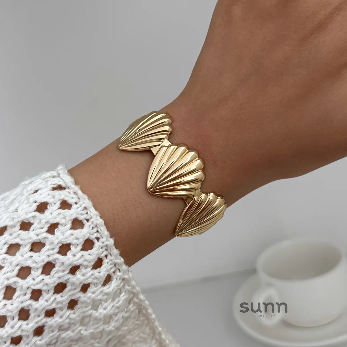 Coco Seashell Cuff Bracelet