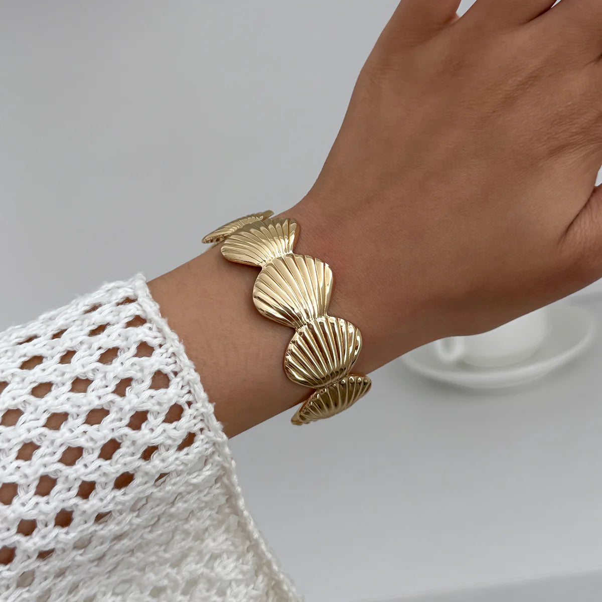 Coco Seashell Cuff Bracelet