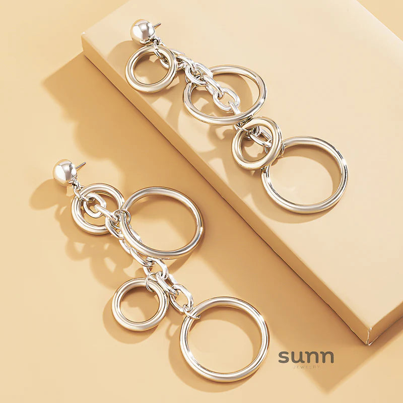 Colbie Cascading Chain Earrings