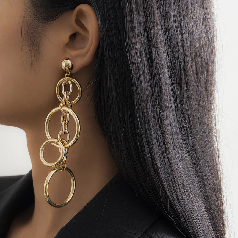 Colbie Cascading Chain Earrings