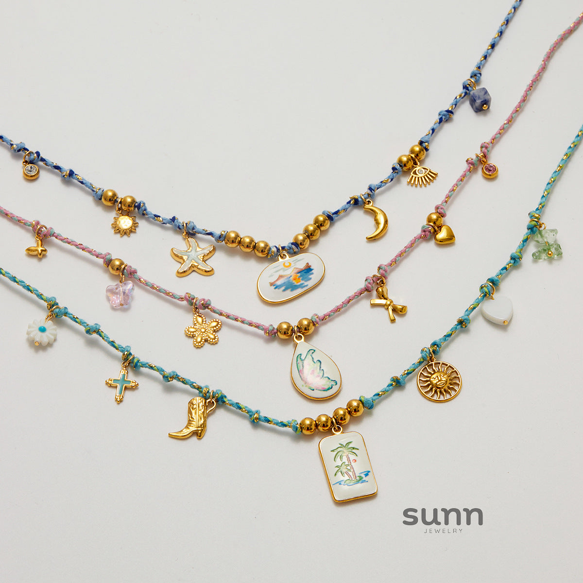 Colleen Delicate Layered Necklace [HX1E33JC]