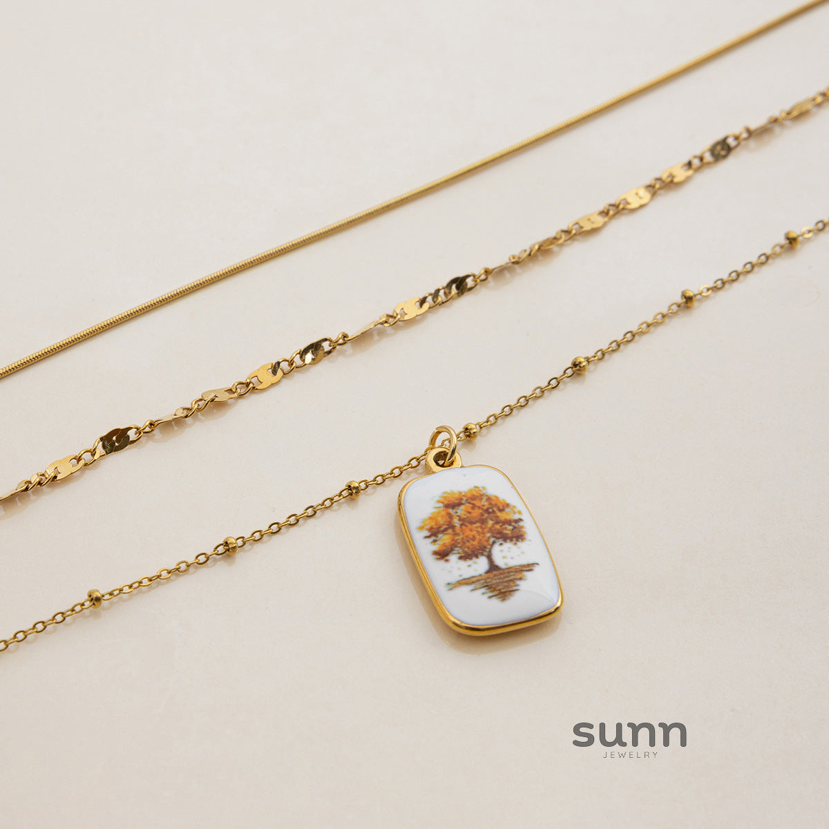 Colleen Delicate Layered Necklace [40DX6Z9J]