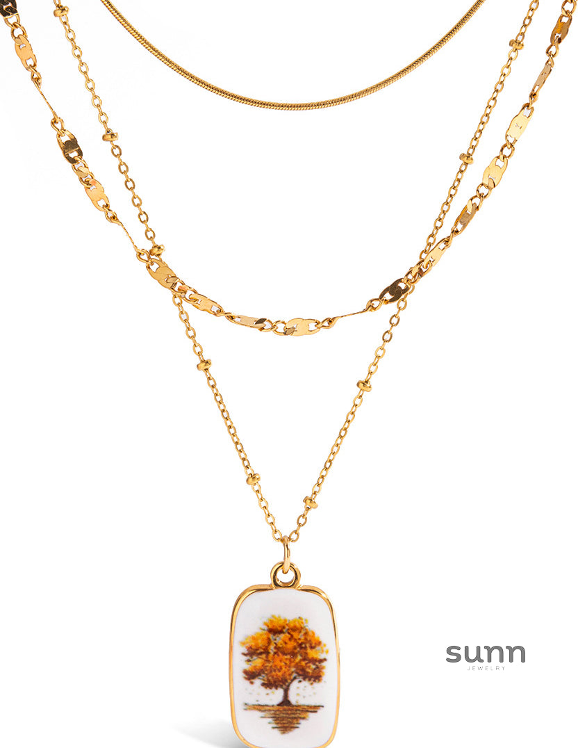 Colleen Delicate Layered Necklace [MR5F3NQD]