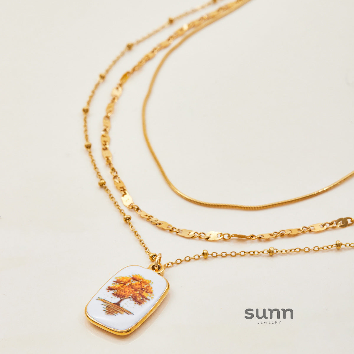 Colleen Delicate Layered Necklace [RGGFOME1]