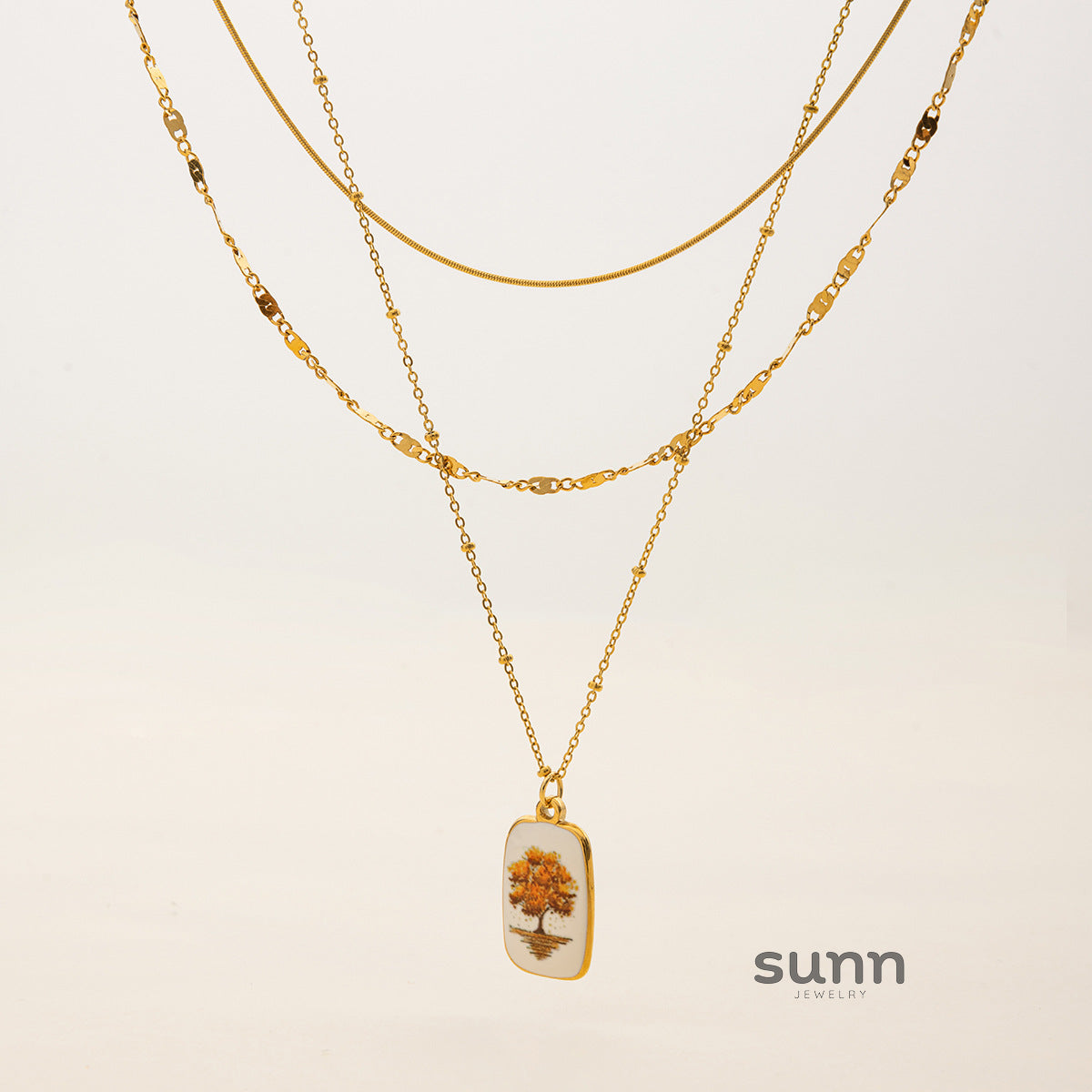 Colleen Delicate Layered Necklace [FR7YA3UQ]
