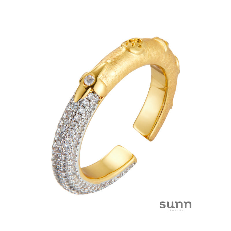 Collette Two-Tone Brushed Ring [FDNNXJO1]