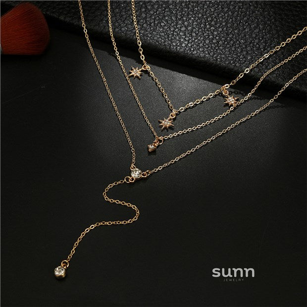 Collins Celestial Layered Necklace [BEWU29PW]