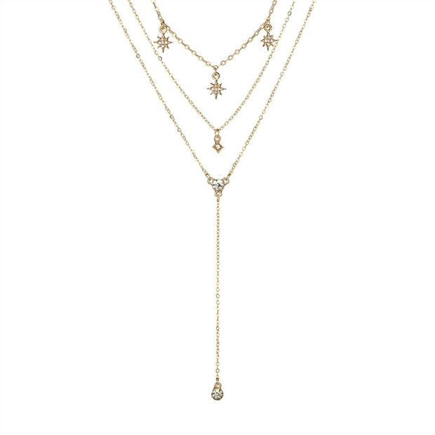 Collins Celestial Layered Necklace - Style 1 [1MKM04DK]