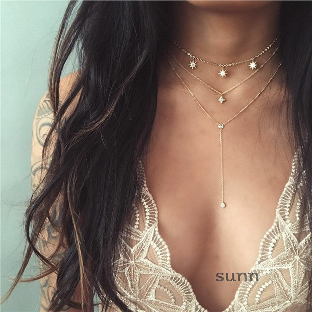 Collins Celestial Layered Necklace [J6FZOXSQ]