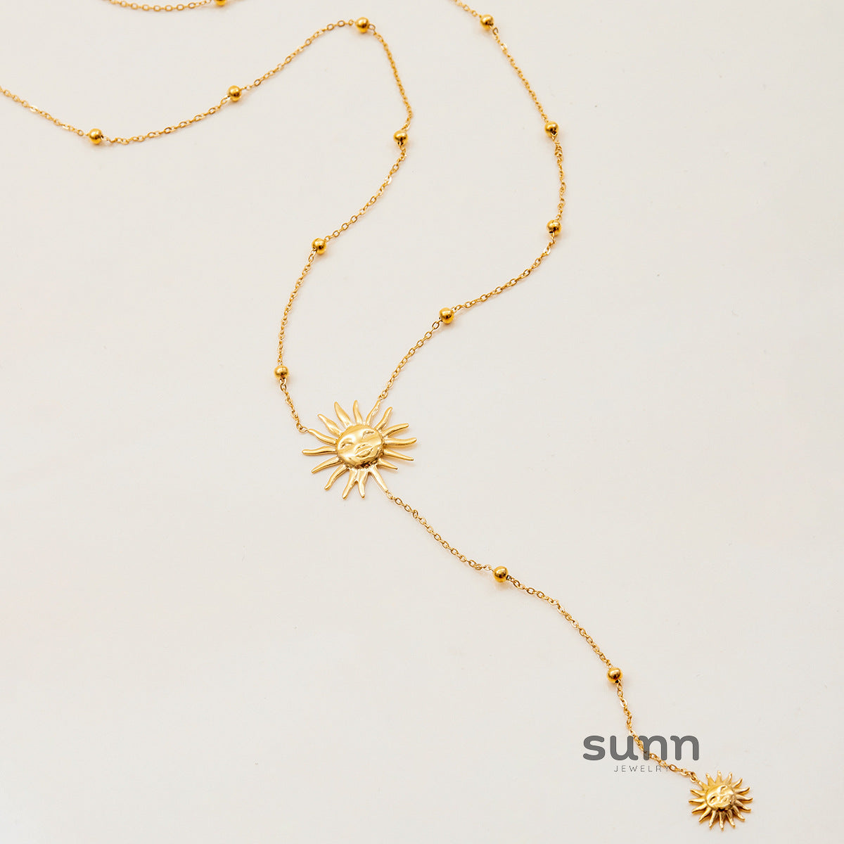 Connor Sun Y-Necklace [QWXEMNDO]