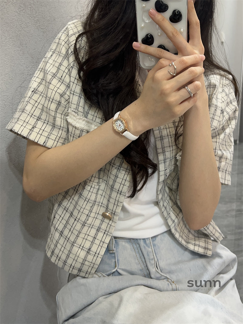 Constanza Elegant Barrel Watch [WO994IRZ]