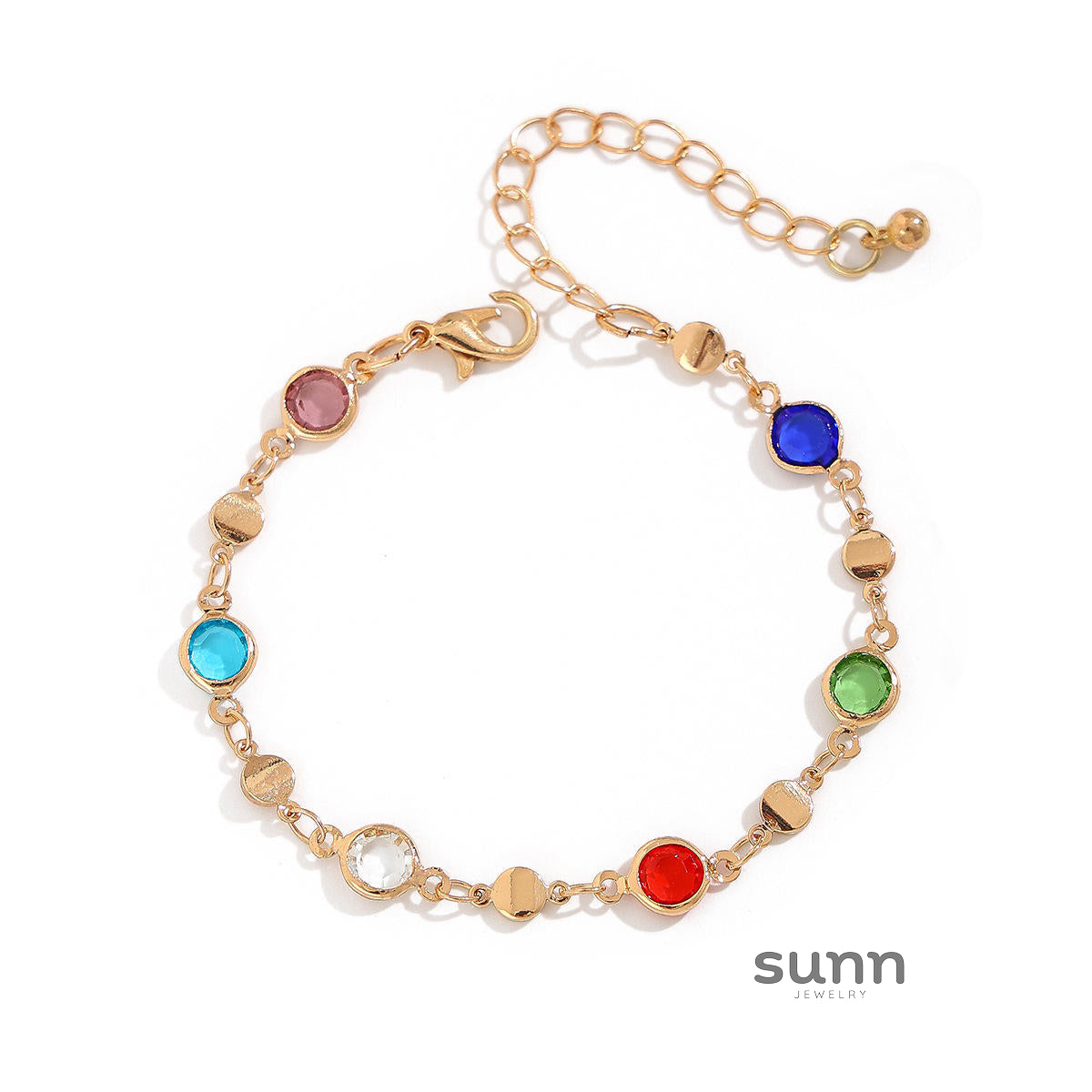 Corah Heart & Square Crystal Necklace [BUQJ0U36]
