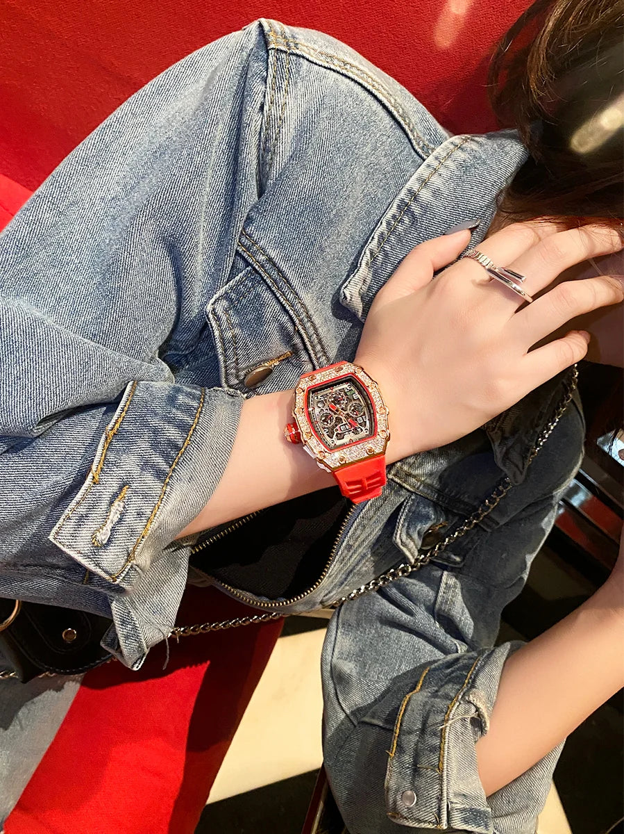 Coralie Unisex Skeleton Watch