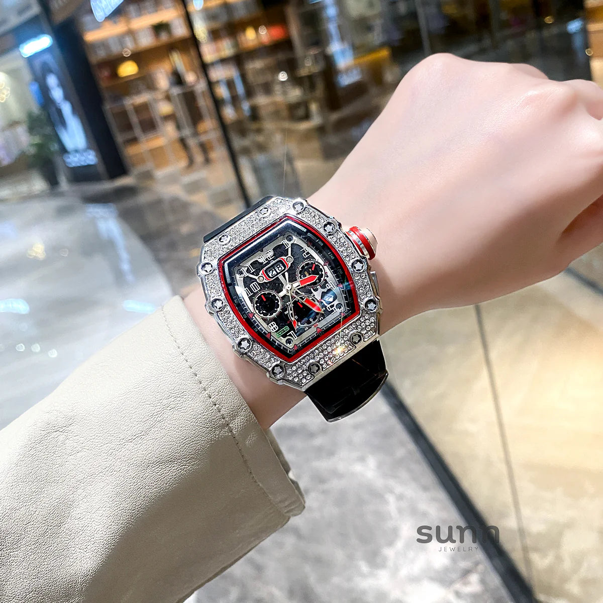 Coralie Unisex Skeleton Watch