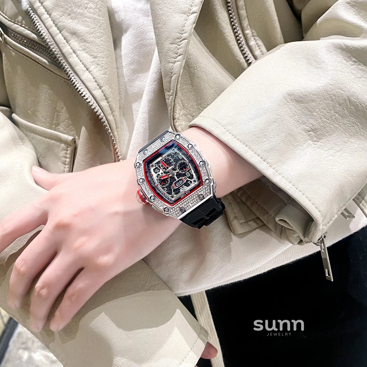Coralie Unisex Skeleton Watch