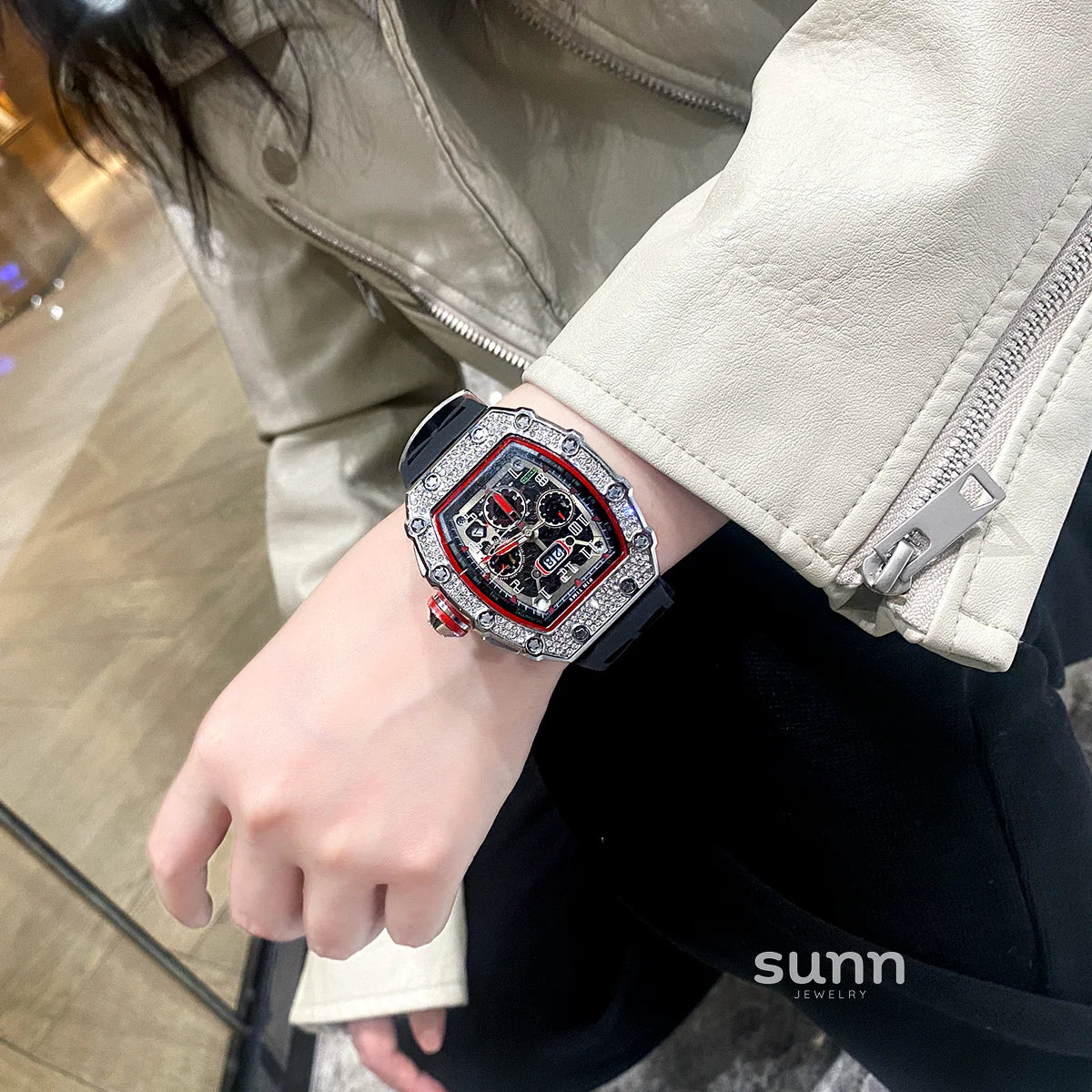 Coralie Unisex Skeleton Watch