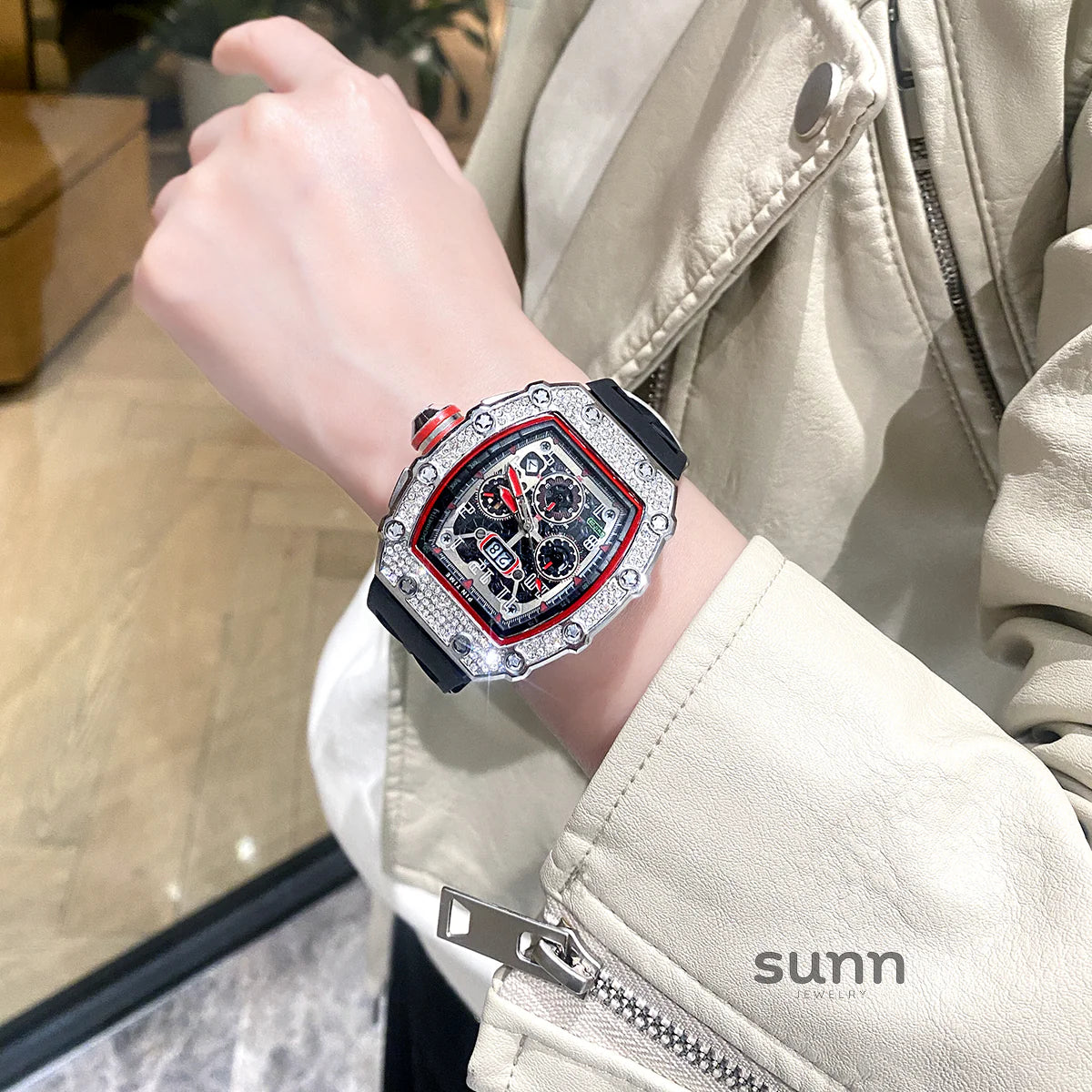 Coralie Unisex Skeleton Watch