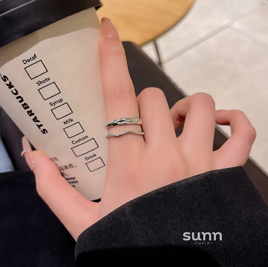 Coralynn Double Rose Open Ring