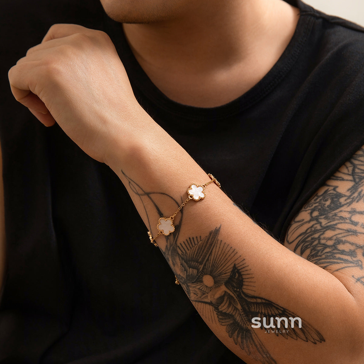 Corbin Five-Leaf Charm Bracelet [6GNVEUCF]