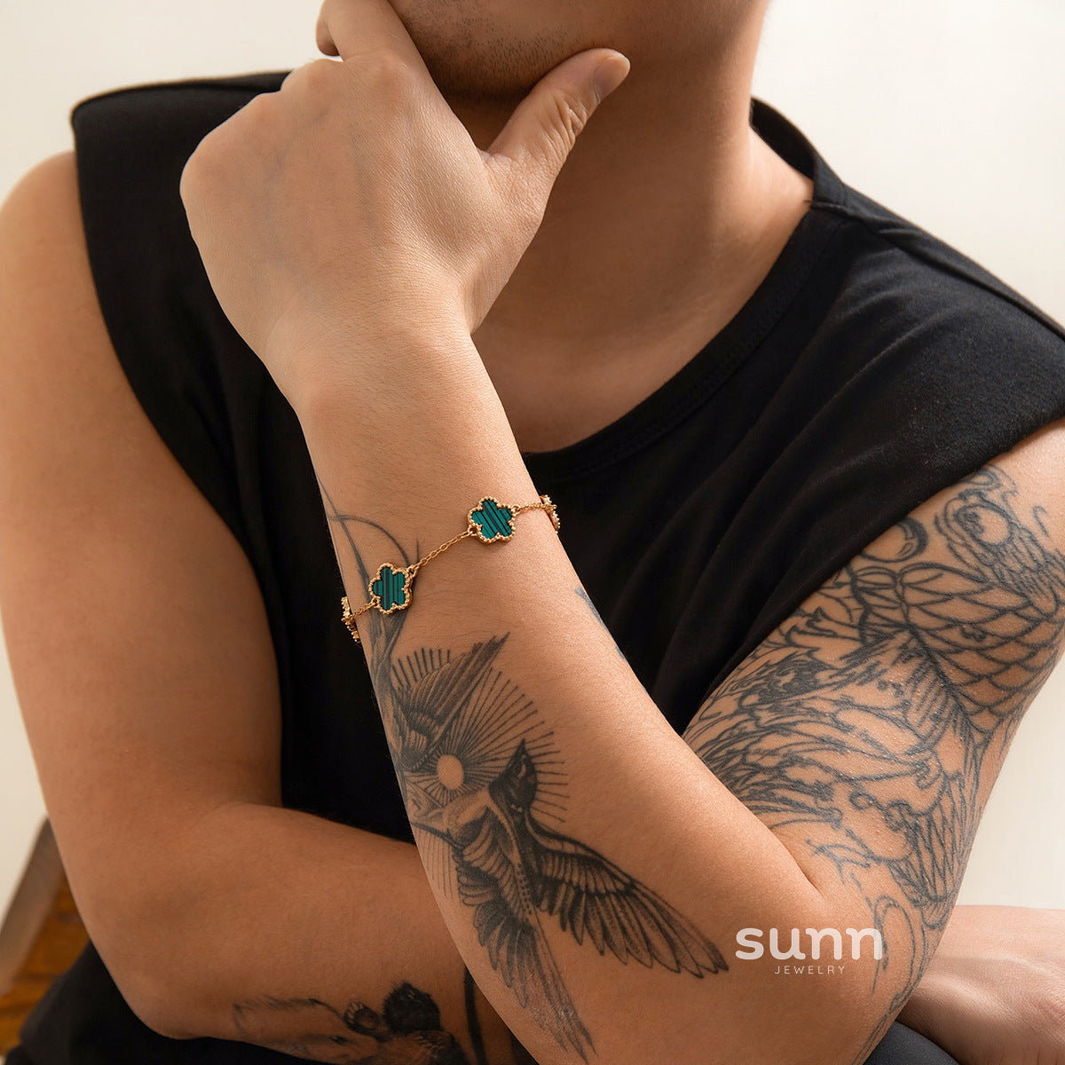 Corbin Five-Leaf Charm Bracelet [K3KBR2XH]