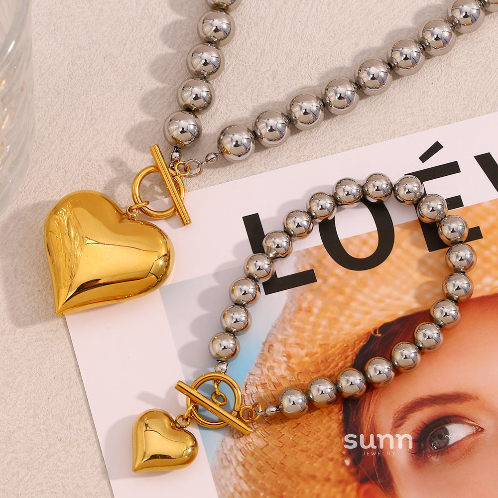 Corey Heart Toggle Set [Q5DYBSFU]