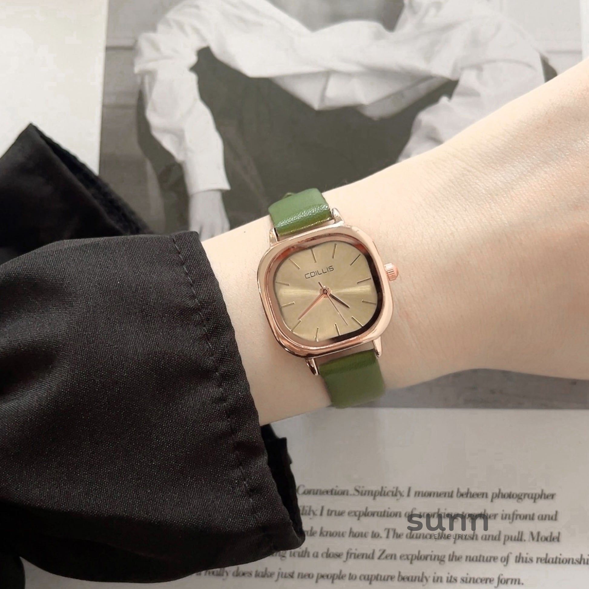Corey Square Minimalist Watch [F5JIF1XT]