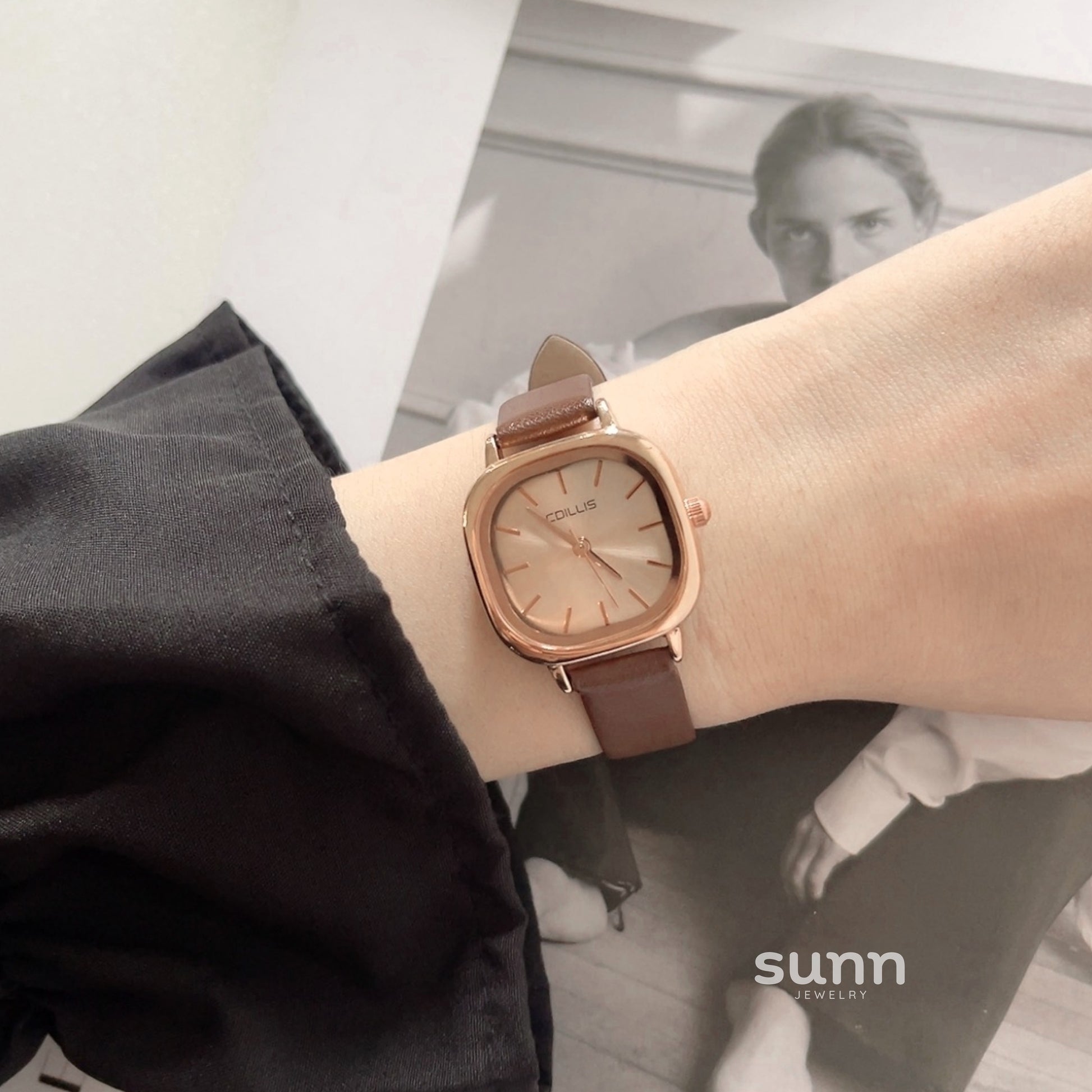 Corey Square Minimalist Watch [NN4W26BS]