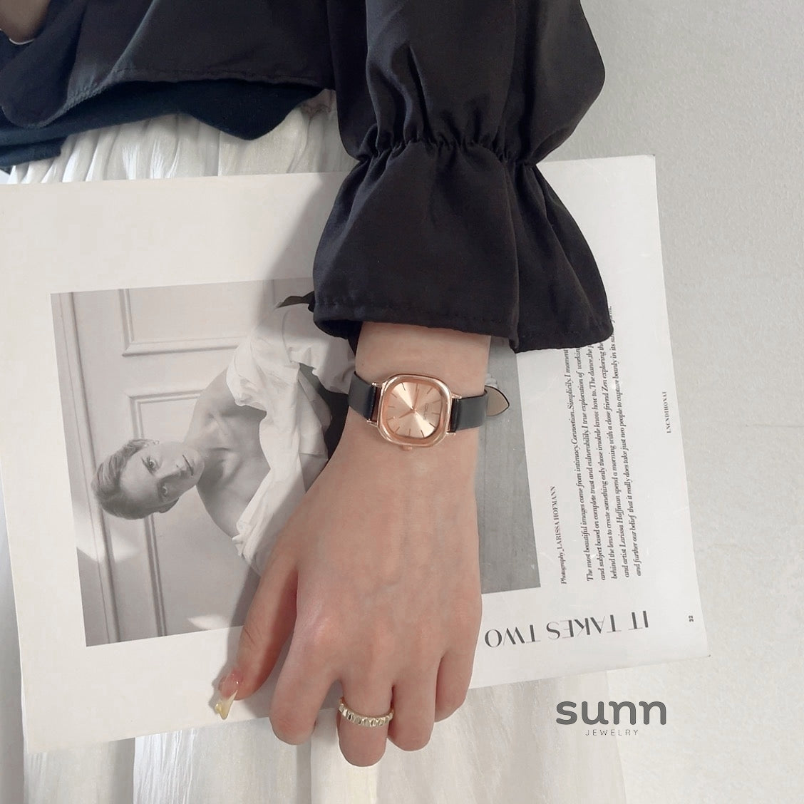 Corey Square Minimalist Watch [9L7G9QCR]