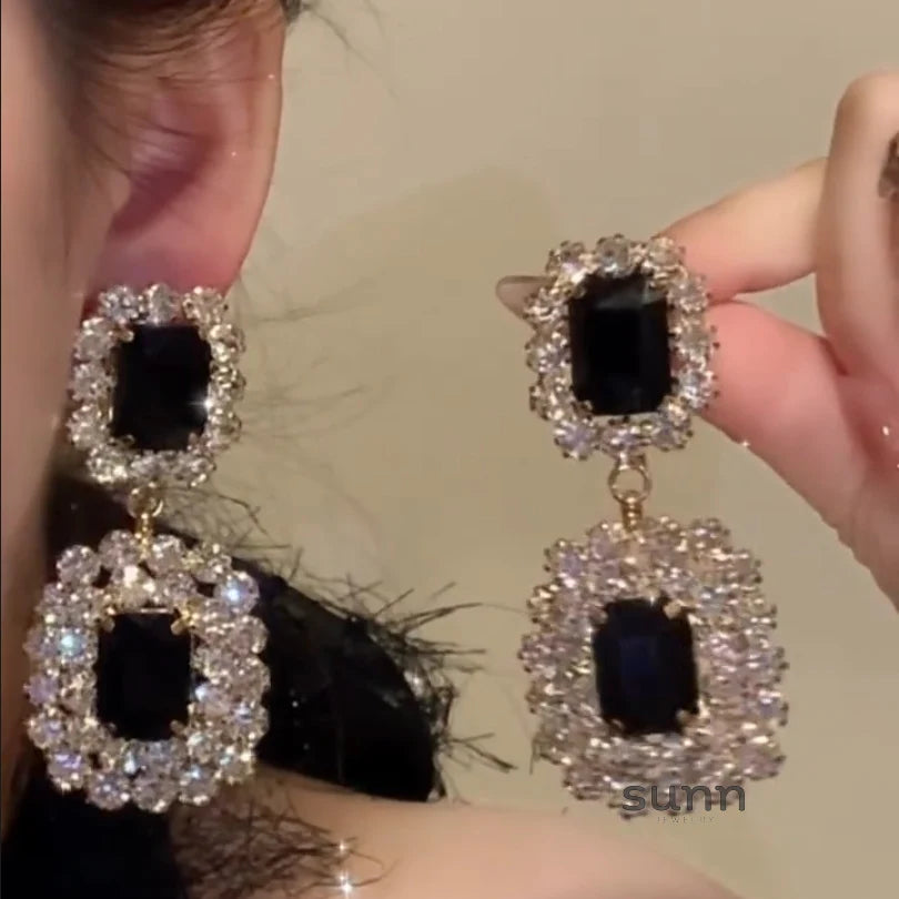 Corina Dazzling Zircon Earrings