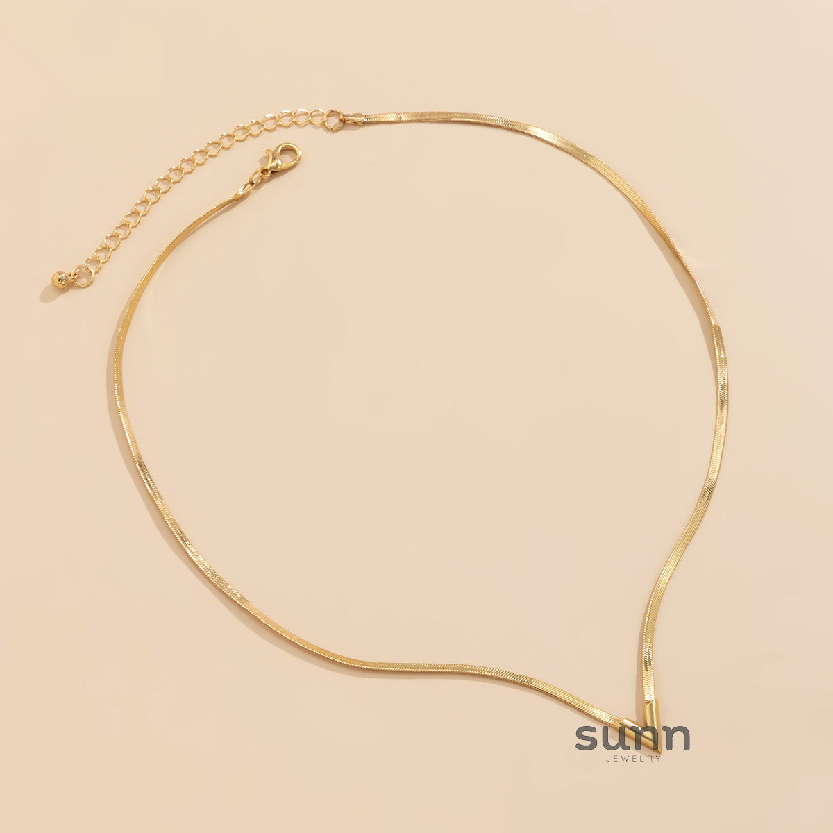 Corina Sleek Blade Chain Necklace [MJNDPYNI]