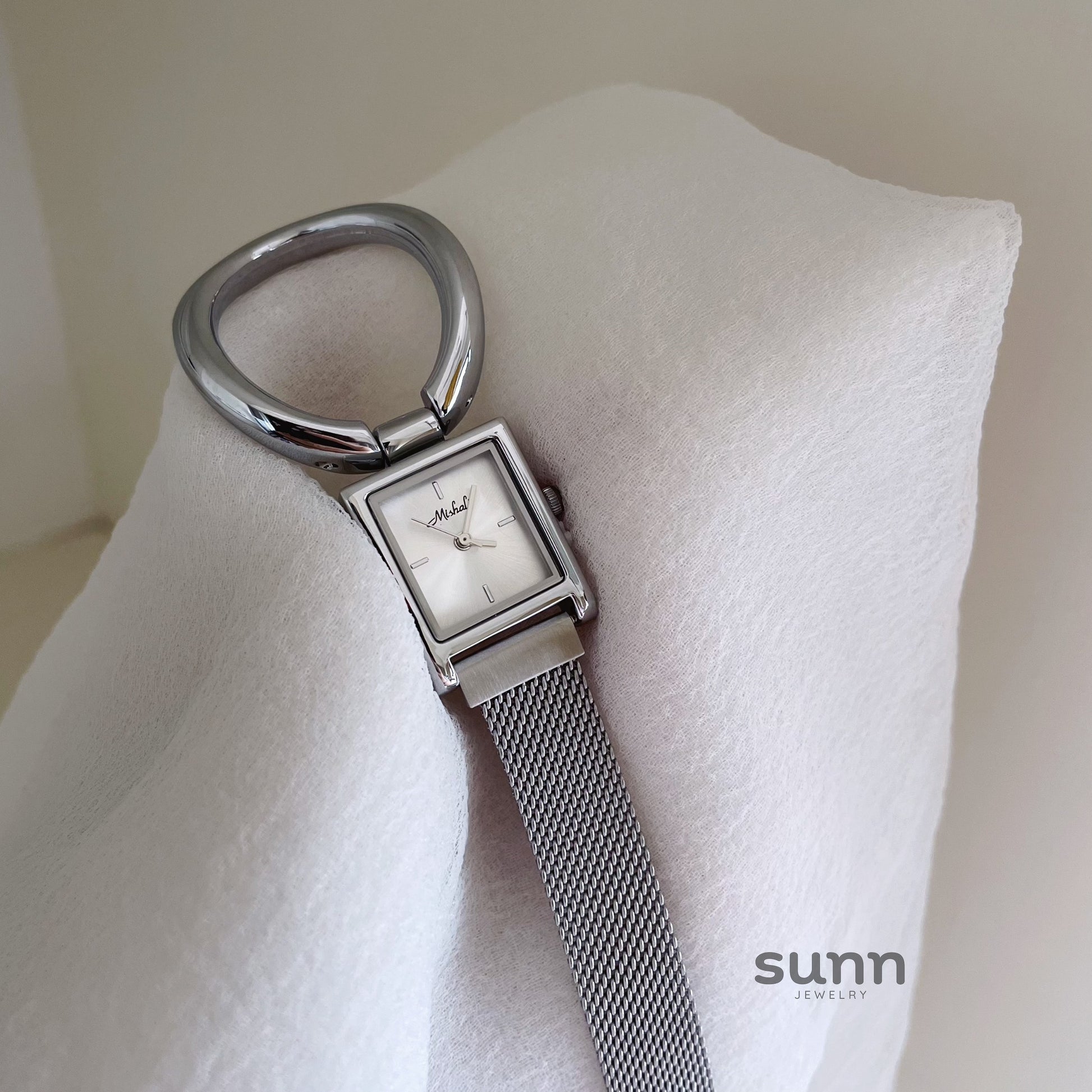 Corina Sleek Square Watch [95K756T4]