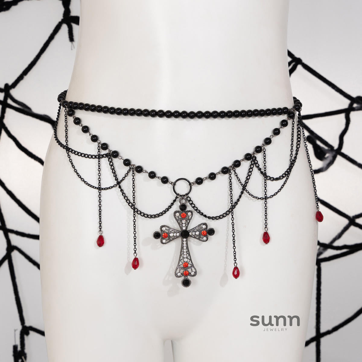 Corrina Gothic Cross Chain [2OGS3951]
