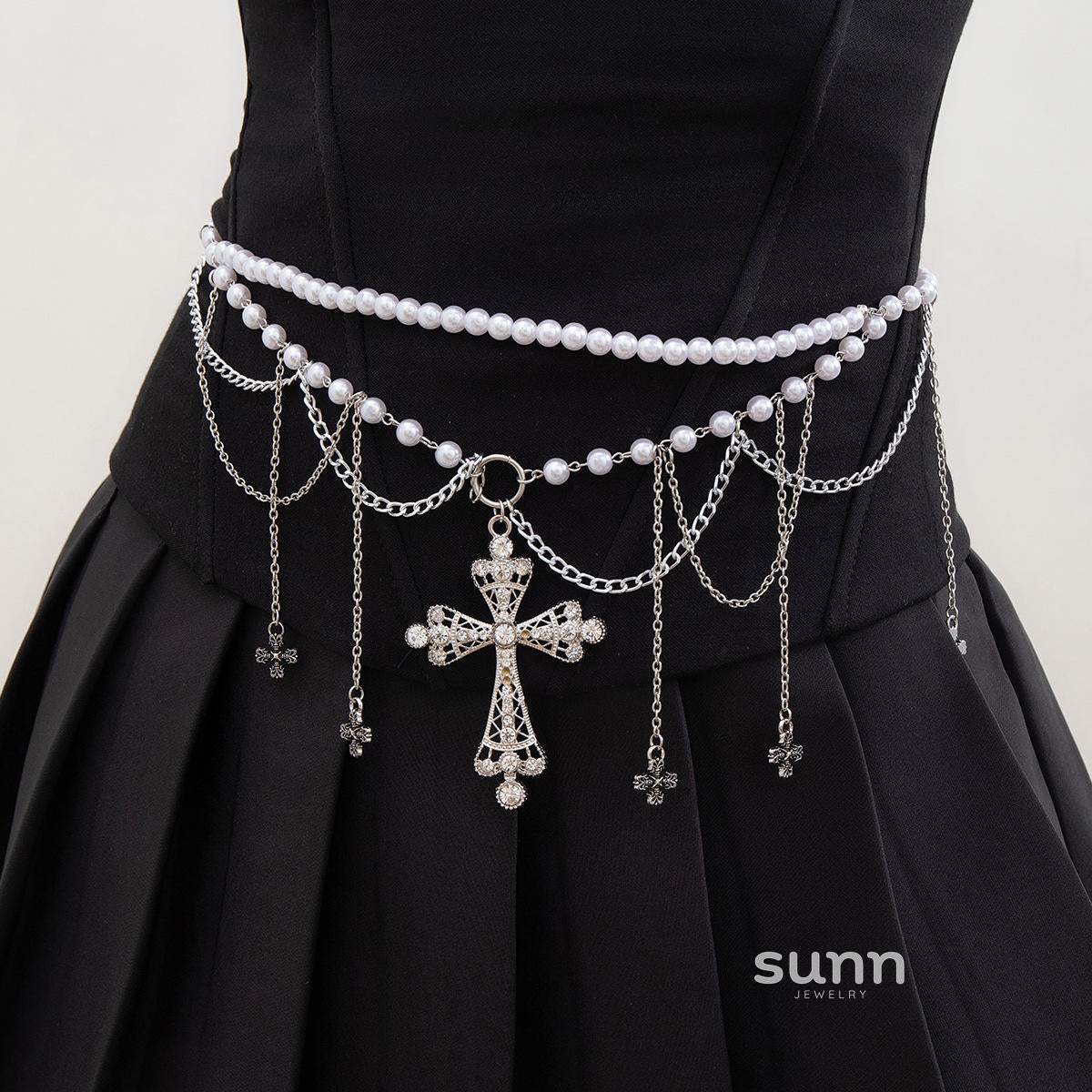 Corrina Gothic Cross Chain [CCUGPTYW]
