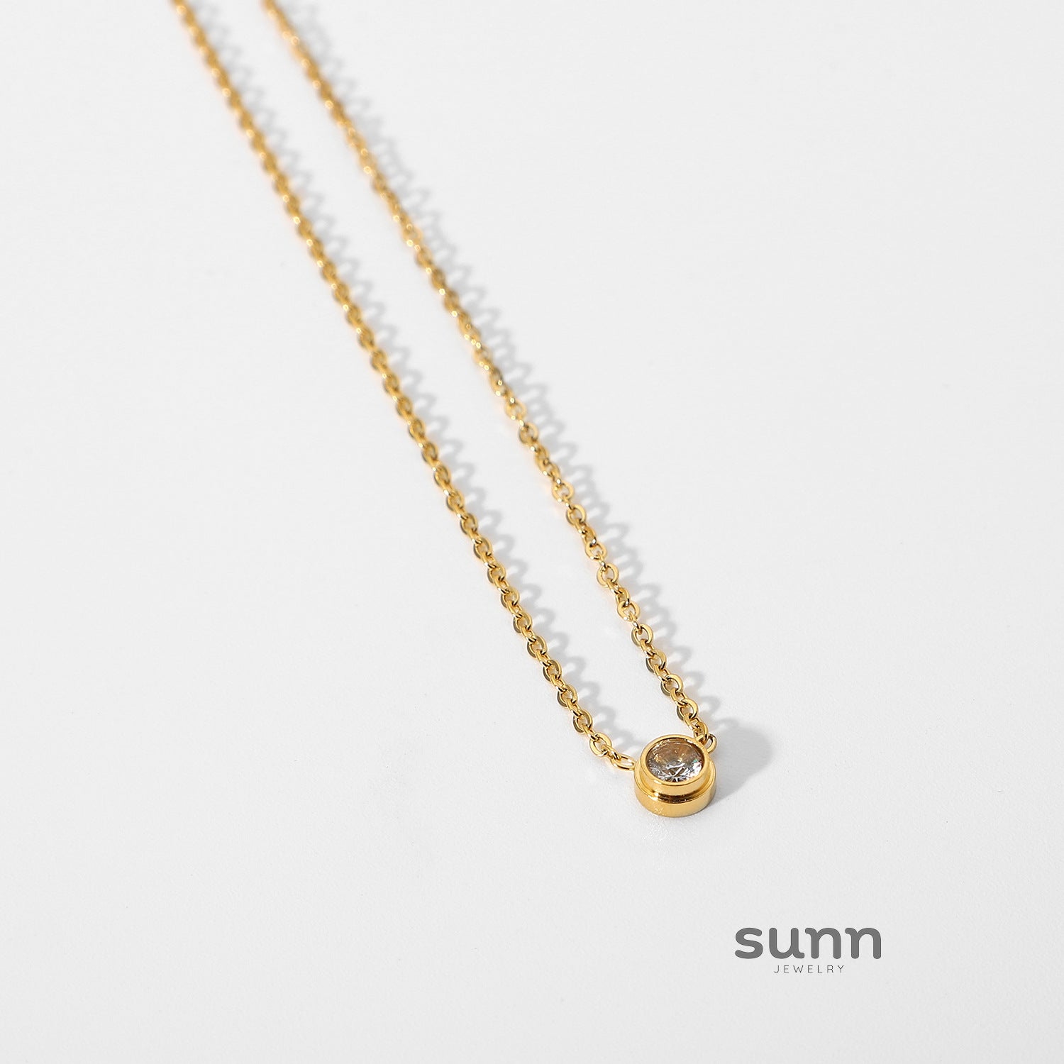 Courtlyn Dainty Zircon Necklace [Y8RS1LLN]