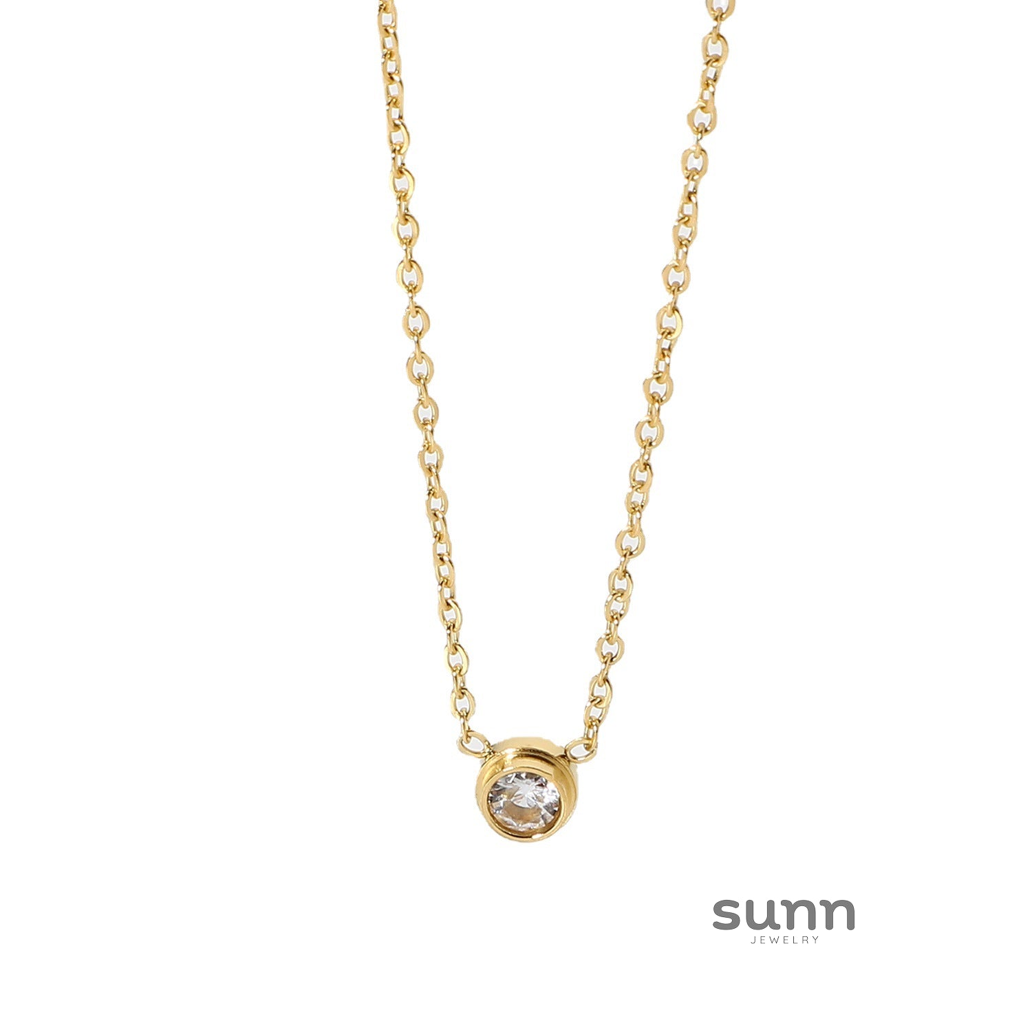 Courtlyn Dainty Zircon Necklace [N4YTAPIS]