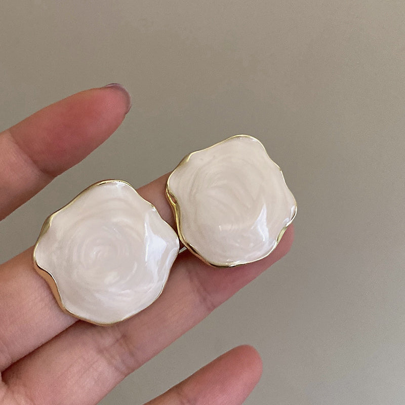 Courtney Asymmetric Glaze Earrings [O65GLWE0]