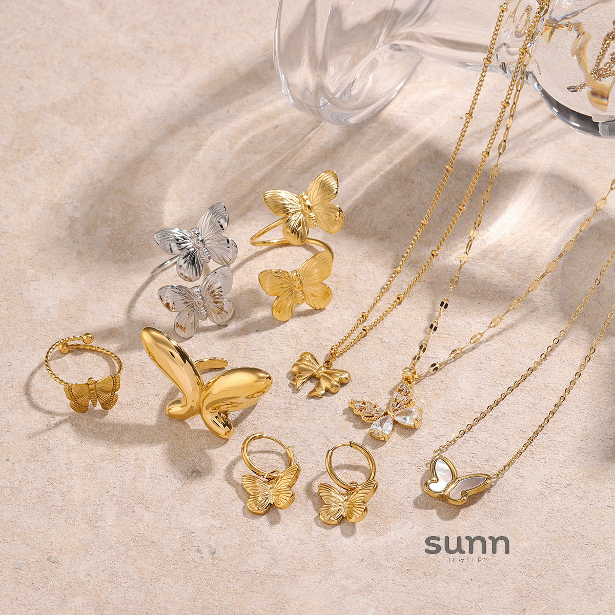 Courtney Layered Titanium Necklace [LMU0UXIT]