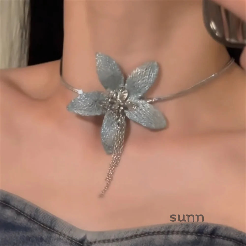 Courtney Shimmer Bloom Necklace