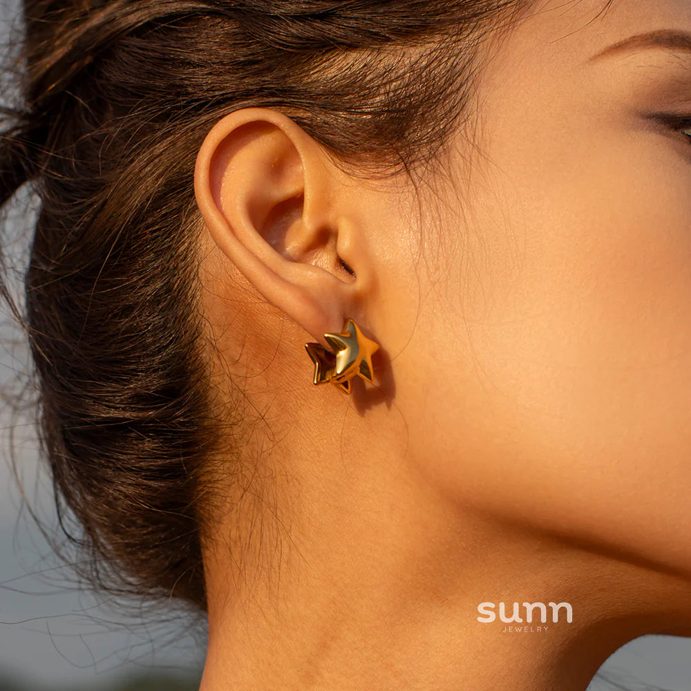 Crimson Dainty Earring Collection