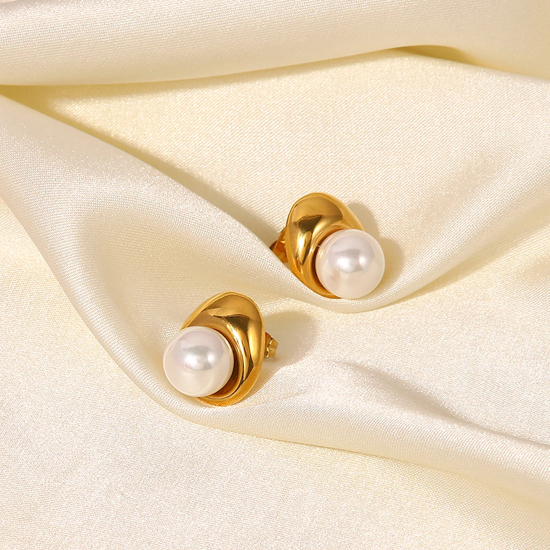 Cristina French Pearl Drop Earrings