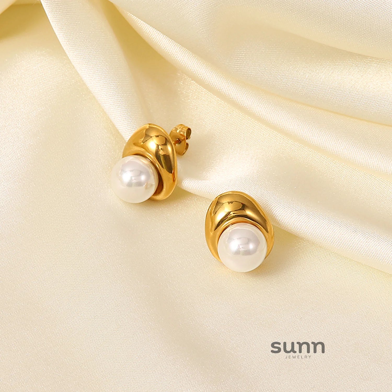 Cristina French Pearl Drop Earrings