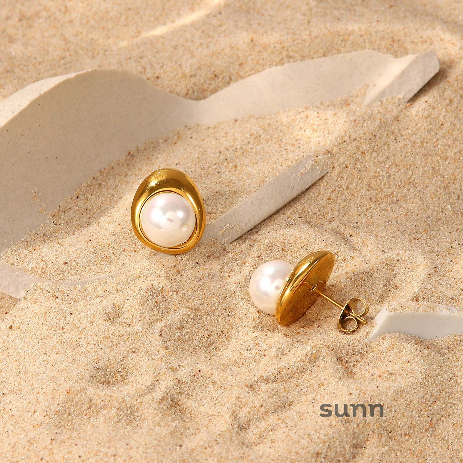 Cristina French Pearl Drop Earrings