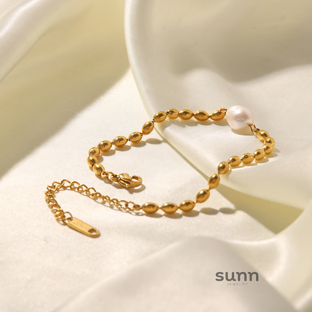 Cruz Pearl Chain Set [UXFO5C7C]