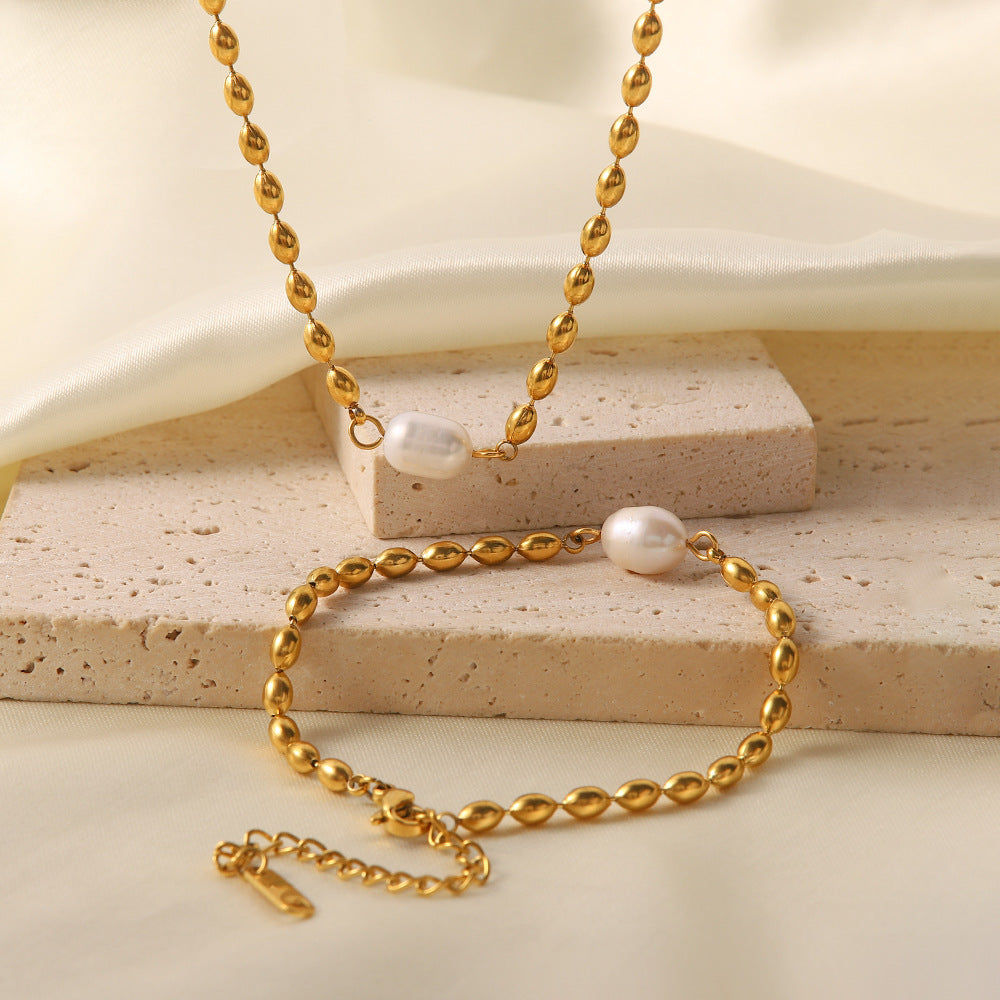 Cruz Pearl Chain Set [OXFUX23V]