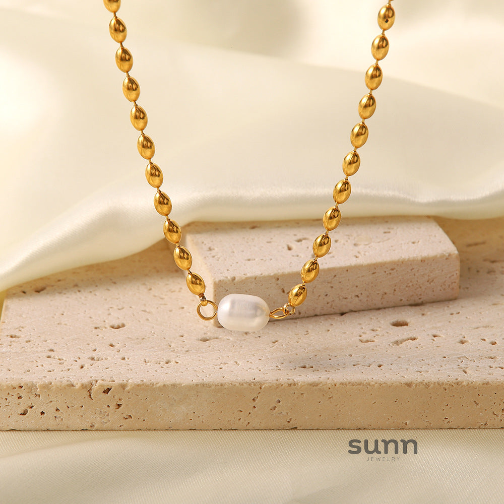 Cruz Pearl Chain Set [TD78FY4G]