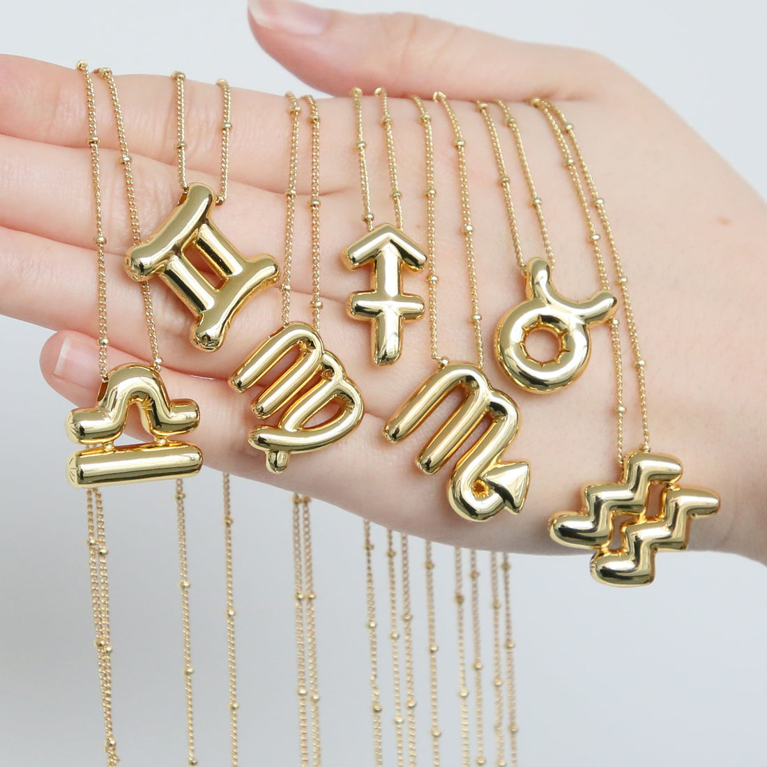 Cydney Bubble Zodiac Necklace [EEBHY2QX]