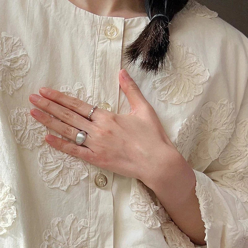 Cynthia Brushed Convex Ring