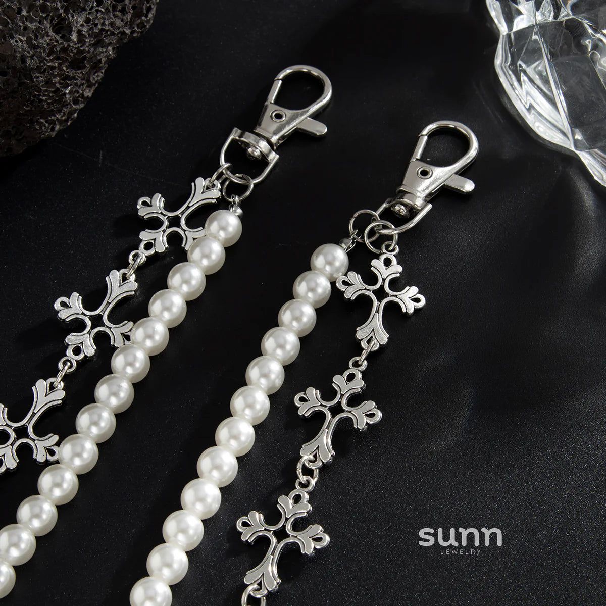 Cyra Layered Pearl Waist Chain
