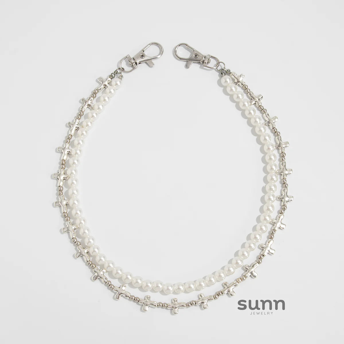 Cyra Layered Pearl Waist Chain