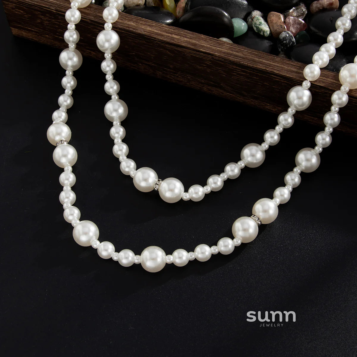 Cyra Layered Pearl Waist Chain